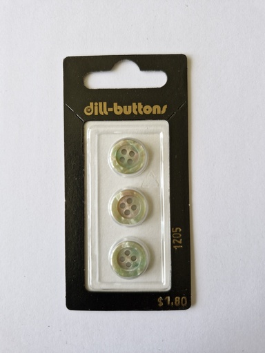 [001205] 1/2" Polyester button beige