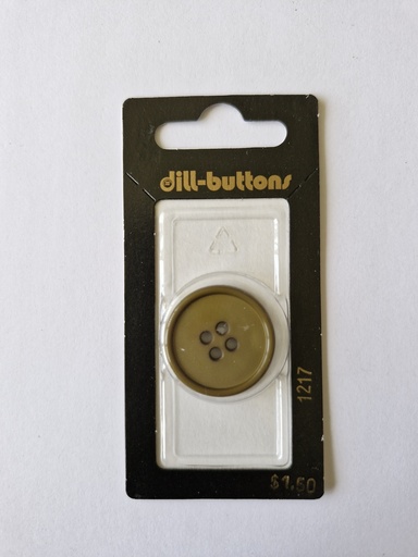 [001217] 1" Polyamid button olive / dark green