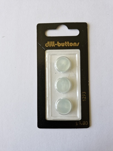 [001293] 1/2" Polyester button blue / l ight blue