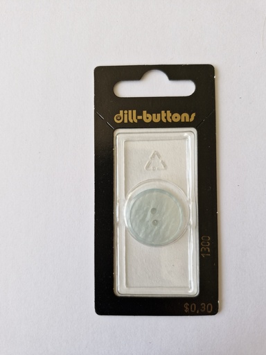 [001300] 3/4" Polyester button blue / l ight blue