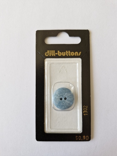 [001302] 11/16" Polyester button blue / l ight blue