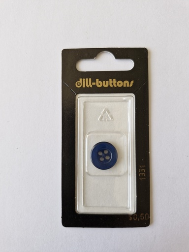 [001331] 9/16" Polyester button navy