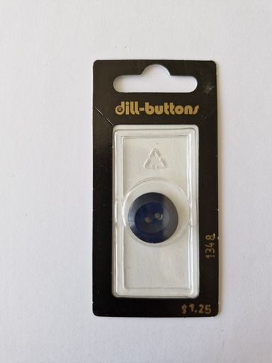 [001348] 11/16" Polyester button navy