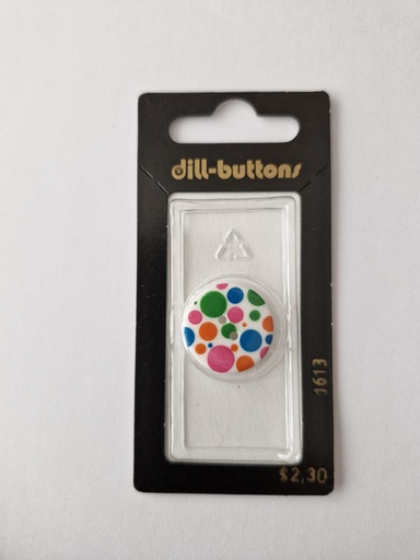 [001613] 1-3/16" polyamide button transparent