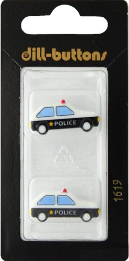 [001619] 1"   novelty button white