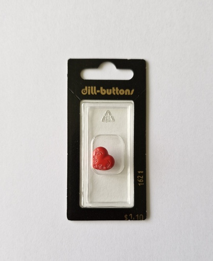 [001621] 9/16" Polyamid button red