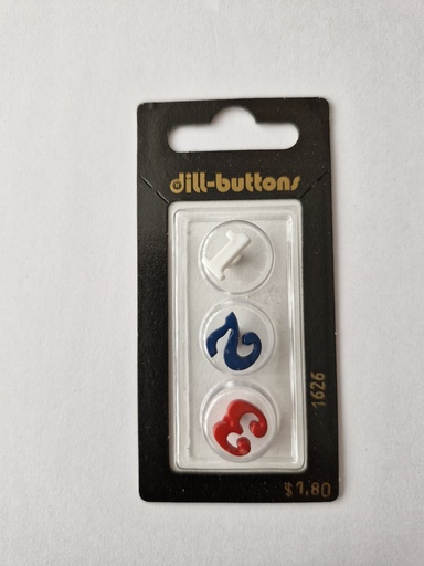 [001626] 7/16" number white