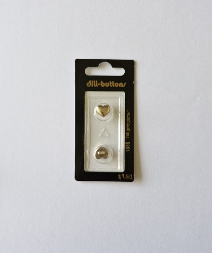 [001685] 7/16" children button gold