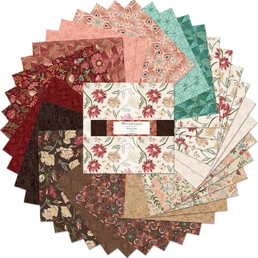 Floralscape 10" sq 42pc