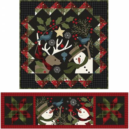 [KIT-MASHOJF] Quilt Kit Holly Jolly Flannel