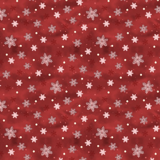 Woodland Snowmen 27740 313 Red