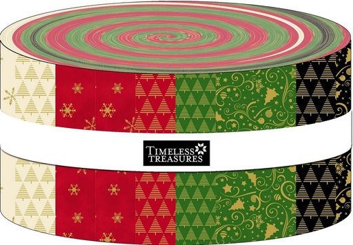 Metallic Holiday 2.5"Strips 40 ct