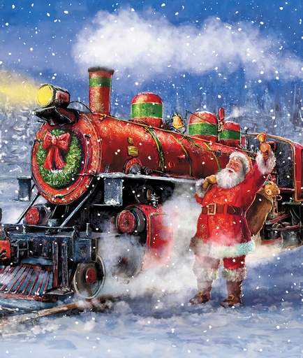 More Christmas Wishes Santa 16553 Panel
