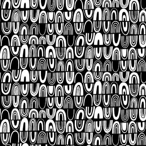 Black, White & Blooms Lesley 16679 90