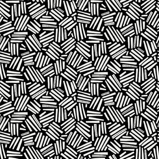 Black, White & Blooms Katy 16673 90