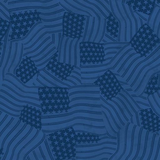 Tonal Flags 6632 444 Navy 108"