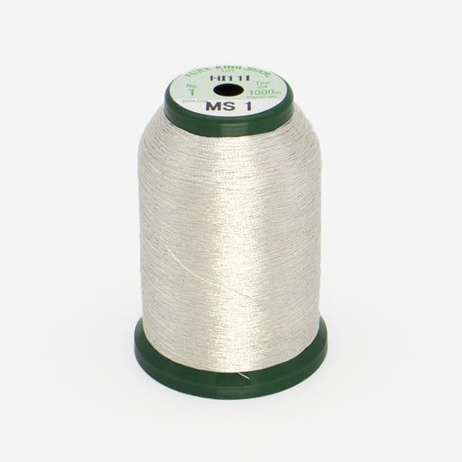 [A470031] KingStar Metallic Embroidery Thread - Silver (MS1)