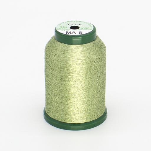 [A470008] KingStar Metallic Embroidery Thread - Pale Green (MA8)