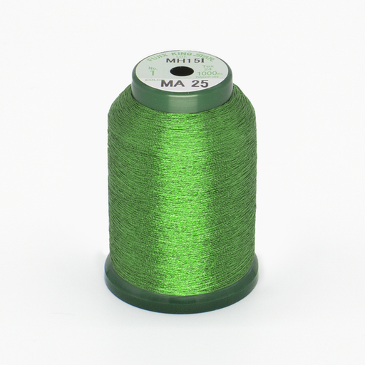 [A470025] KingStar Metallic Embroidery Thread - Leaf Green (MA25)