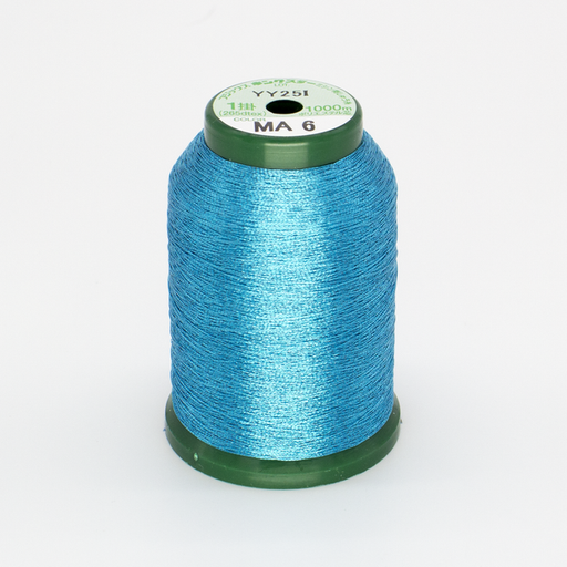 [A470006] KingStar Metallic Embroidery Thread - Turquoise (MA6)