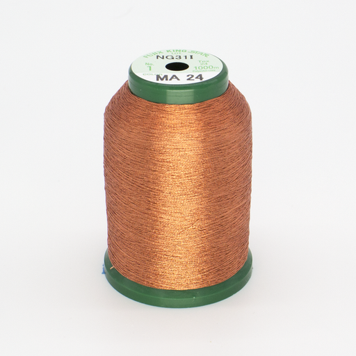 [A470015] KingStar Metallic Embroidery Thread - Orange (MA24)
