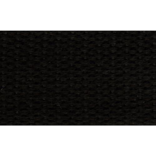 [S106F025-14] Cotton Webbing 25mm Black