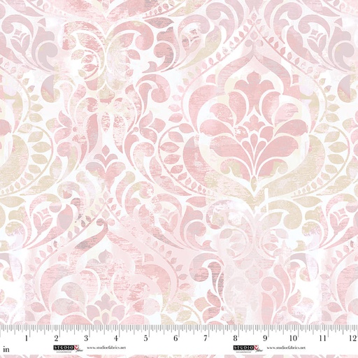[8568-12] You Damask! 118" - Blush 8568-12