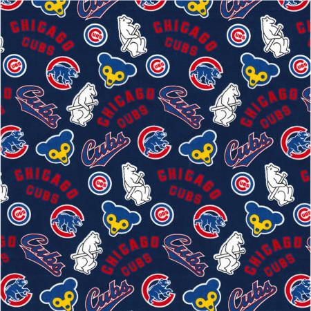 [60023-B] MLB Chicago Cubs on Cotton