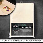 [OESDTRUNWH] OESD Embroidery Table Runner Blank