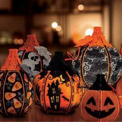 [12813USB] Freestanding Halloween Pumpkin Patch