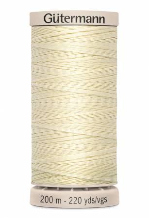 [738219-919] Hand Quilting Cotton Thread 200m/219yds Light Pearl