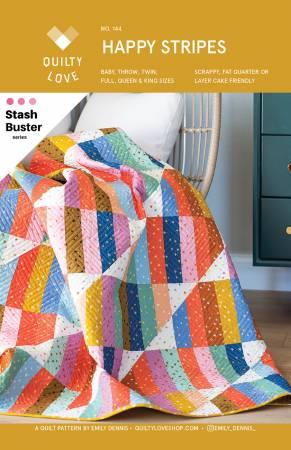 [QLP144] Happy Stripes Quilt Pattern