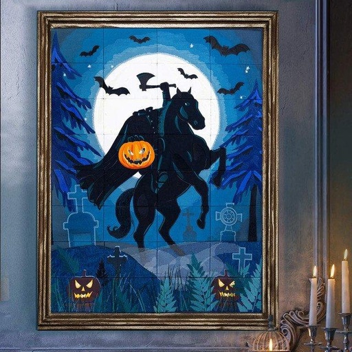 [12945USB] Headless Horseman Tiling Scene
