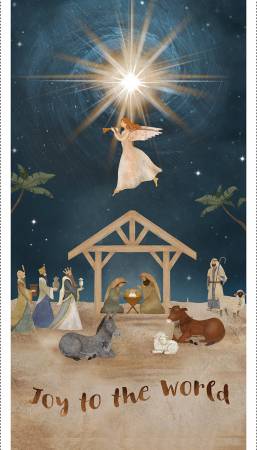 [718873] Joy to the World O Holy Night panel