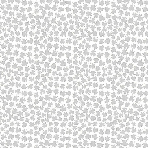 [771624] Hue C2352 Wht on Wht - Shamrocks