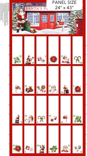 [606592] Letters to Santa Calendar panel