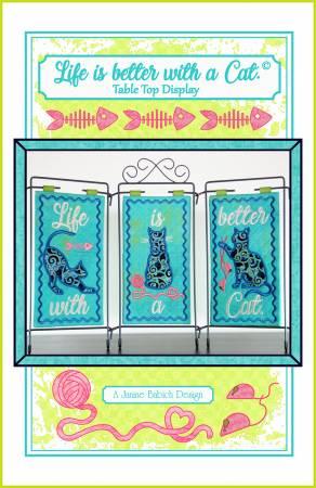 [JBDCAT] Life is Better With A Cat Table Top Display