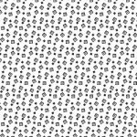 [989425] Mini Squares B/W 12410 12