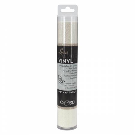 [OESDSP042] OESD Sparkle Vinyl 8in x 20in White