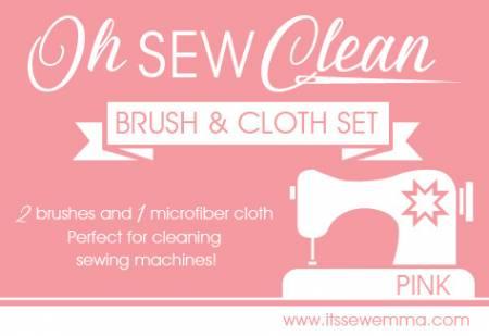 [ISE-759] Oh Sew Clean Brush and Cloth Set - 534595