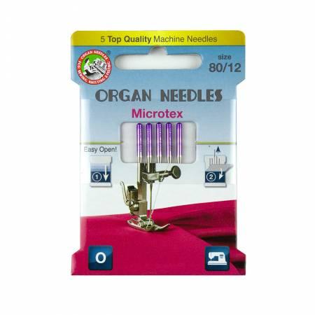 [3000120POP] Organ Needles Microtex Size 80/12