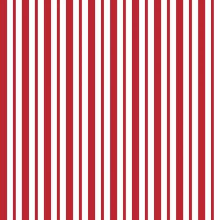 [8249M-R] Red Mini Awning Stripe