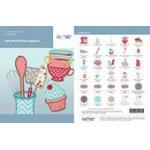 [12611CD] Retro Mod Kitchen Appliques