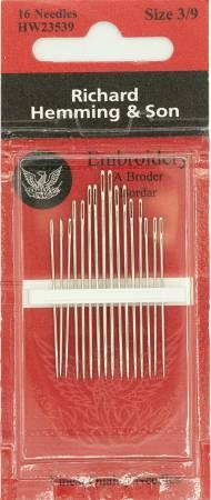 [HW235-3-9] Richard Hemming Embroidery / Crewel Needle Size 3-9