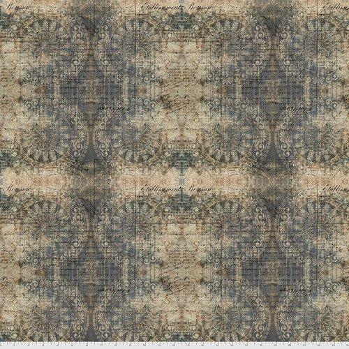 [250335] Abandoned PWTH141 Indigo Muted Medallions
