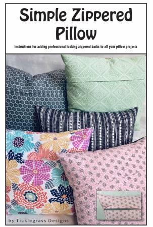 [tg-1901] Simple Zippered Pillow