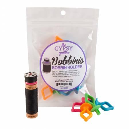 [TGQ018] The Gypsy Quilter Bobbini Bobbin Holders 12pc Bag